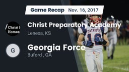 Recap: Christ Preparatory Academy vs. Georgia Force 2017