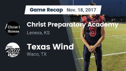 Recap: Christ Preparatory Academy vs. Texas Wind 2017