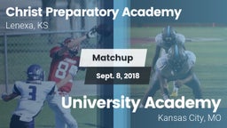 Matchup: Christ Preparatory vs. University Academy 2018