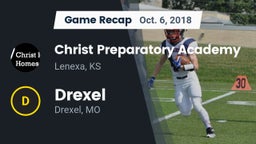 Recap: Christ Preparatory Academy vs. Drexel  2018