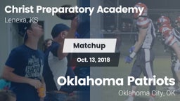 Matchup: Christ Preparatory vs. Oklahoma Patriots 2018