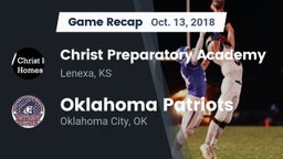 Recap: Christ Preparatory Academy vs. Oklahoma Patriots 2018