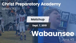 Matchup: Christ Preparatory vs. Wabaunsee  2019