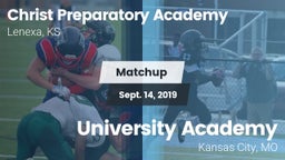 Matchup: Christ Preparatory vs. University Academy 2019