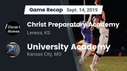 Recap: Christ Preparatory Academy vs. University Academy 2019