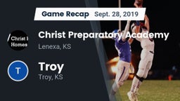 Recap: Christ Preparatory Academy vs. Troy  2019