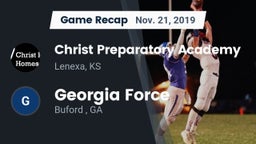 Recap: Christ Preparatory Academy vs. Georgia Force 2019