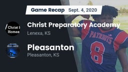 Recap: Christ Preparatory Academy vs. Pleasanton  2020