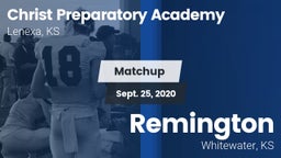 Matchup: Christ Preparatory vs. Remington  2020