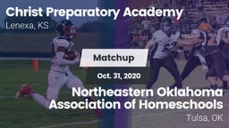 Matchup: Christ Preparatory vs. Northeastern Oklahoma Association of Homeschools 2020