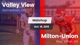 Matchup: Valley View High vs. Milton-Union  2019