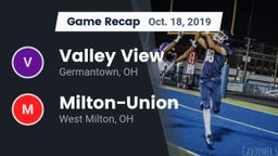 Recap: Valley View  vs. Milton-Union  2019