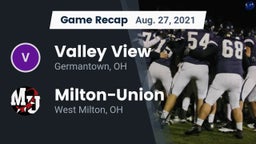 Recap: Valley View  vs. Milton-Union  2021