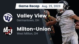 Recap: Valley View  vs. Milton-Union  2023