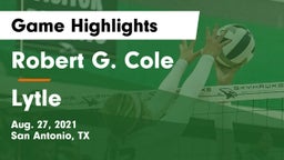 Robert G. Cole  vs Lytle  Game Highlights - Aug. 27, 2021