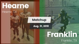 Matchup: Hearne  vs. Franklin  2018