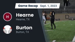 Recap: Hearne  vs. Burton  2023