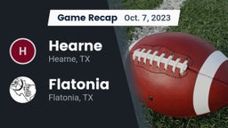 Recap: Hearne  vs. Flatonia  2023