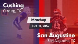 Matchup: Cushing  vs. San Augustine  2016