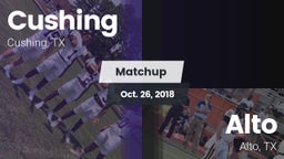 Matchup: Cushing  vs. Alto  2018