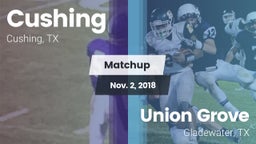 Matchup: Cushing  vs. Union Grove  2018