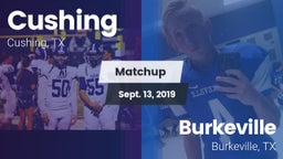 Matchup: Cushing  vs. Burkeville  2019