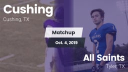 Matchup: Cushing  vs. All Saints  2019