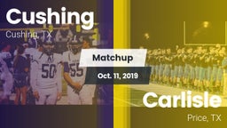 Matchup: Cushing  vs. Carlisle  2019