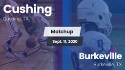 Matchup: Cushing  vs. Burkeville  2020