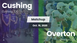 Matchup: Cushing  vs. Overton  2020