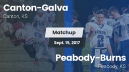 Matchup: Canton-Galva High Sc vs. Peabody-Burns  2017