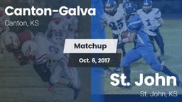 Matchup: Canton-Galva High Sc vs. St. John  2017