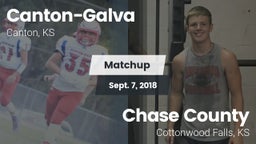 Matchup: Canton-Galva High Sc vs. Chase County  2018