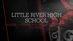 Canton-Galva football highlights Little River High School
