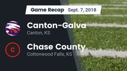 Recap: Canton-Galva  vs. Chase County  2018