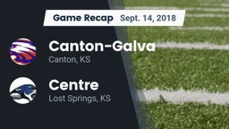 Recap: Canton-Galva  vs. Centre  2018