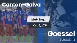 Matchup: Canton-Galva High Sc vs. Goessel  2018