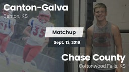 Matchup: Canton-Galva High Sc vs. Chase County  2019