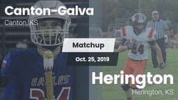 Matchup: Canton-Galva High Sc vs. Herington  2019