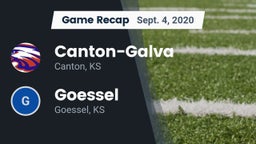 Recap: Canton-Galva  vs. Goessel  2020