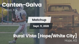 Matchup: Canton-Galva High Sc vs. Rural Vista [Hope/White City]  2020