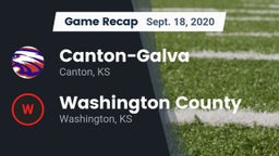 Recap: Canton-Galva  vs. Washington County  2020