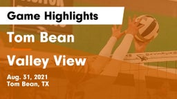 Tom Bean  vs Valley View  Game Highlights - Aug. 31, 2021