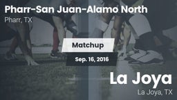 Matchup: PSJA North vs. La Joya  2016