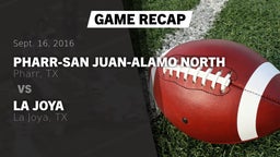 Recap: Pharr-San Juan-Alamo North  vs. La Joya  2016