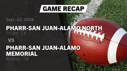 Recap: Pharr-San Juan-Alamo North  vs. Pharr-San Juan-Alamo Memorial  2016