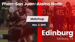Matchup: PSJA North vs. Edinburg  2016