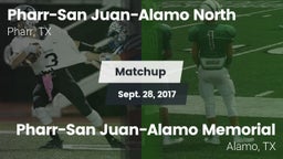 Matchup: PSJA North vs. Pharr-San Juan-Alamo Memorial  2017