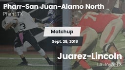 Matchup: PSJA North vs. Juarez-Lincoln  2018
