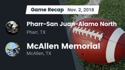 Recap: Pharr-San Juan-Alamo North  vs. McAllen Memorial  2018